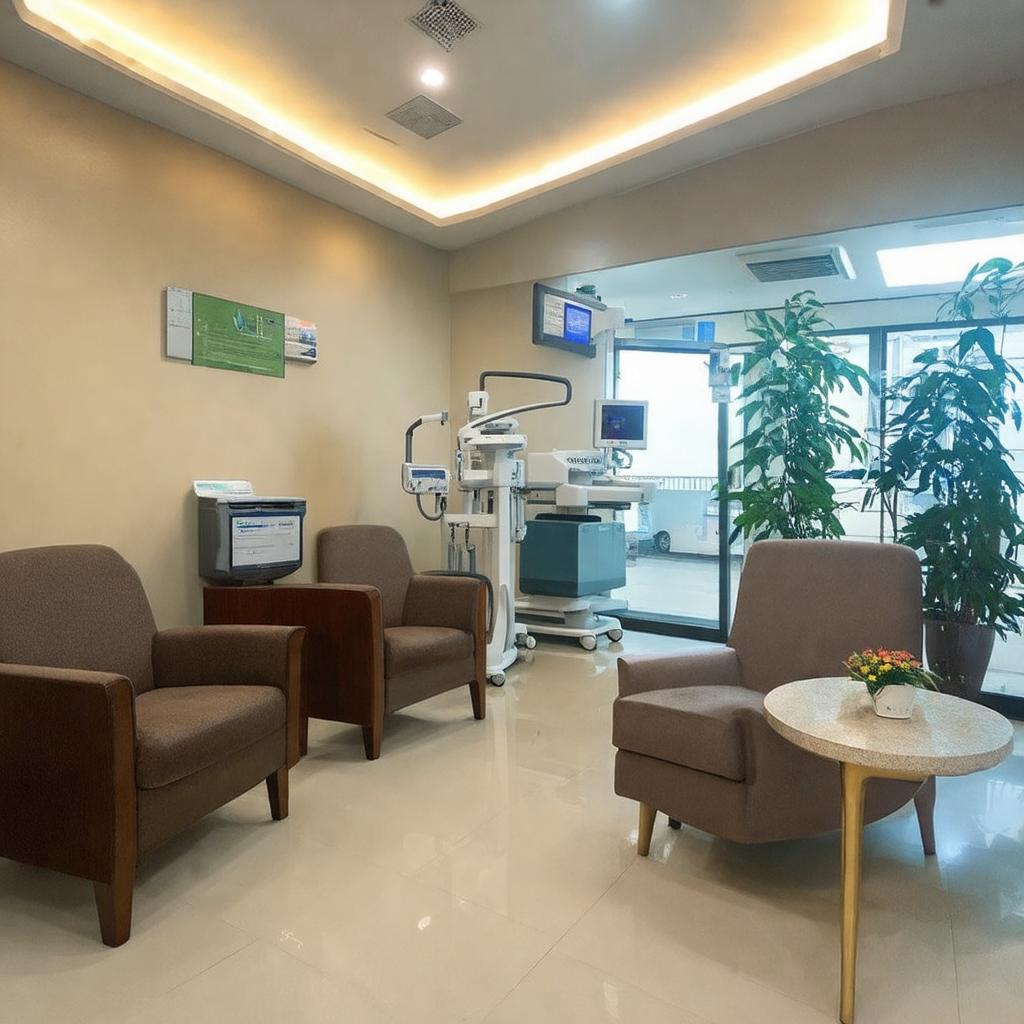 Hình ảnh minh họa phòng khám da liễu hiện đại tại Quận 7 TPHCM với thiết bị tiên tiến