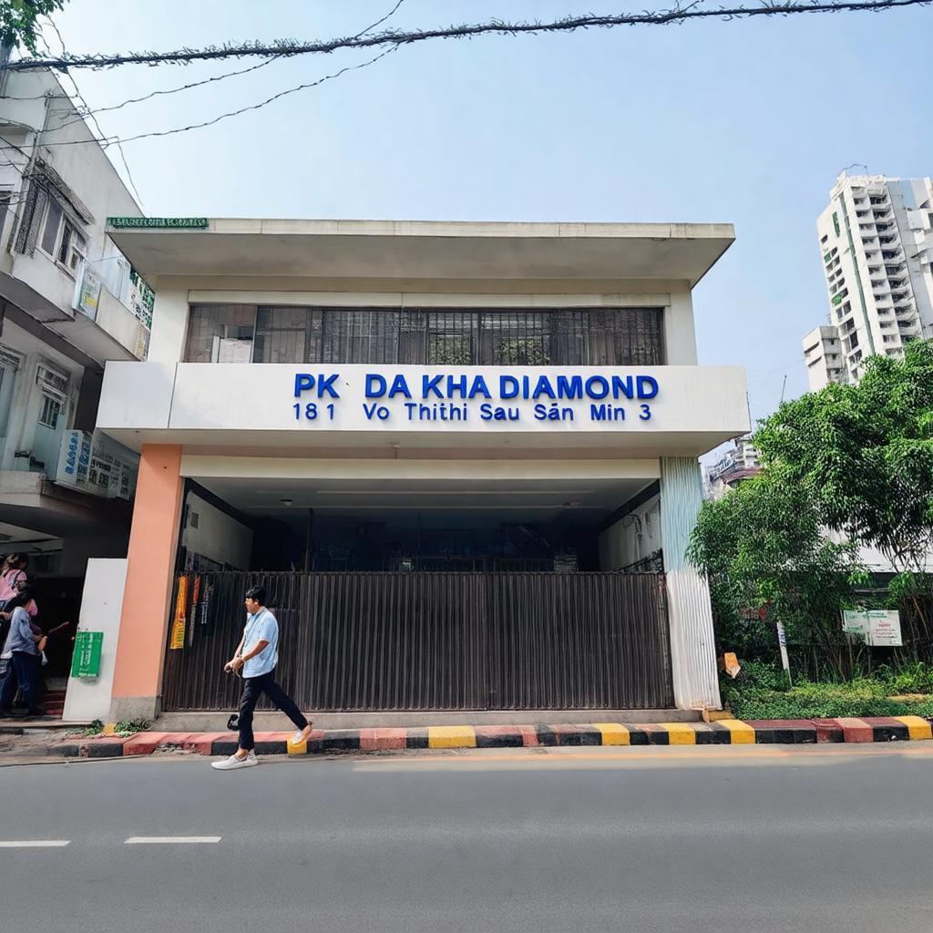 Hinh anh ben ngoai Phong kham Da khoa Diamond 181 Vo Thi Sau, Quan 3