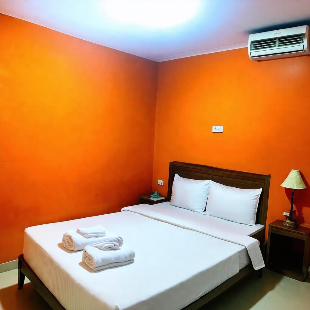 Bên trong phòng nghỉ tiện nghi và sạch sẽ tại Nhà Nghỉ Thanh Nhàn Phước Lợi Bến Lức