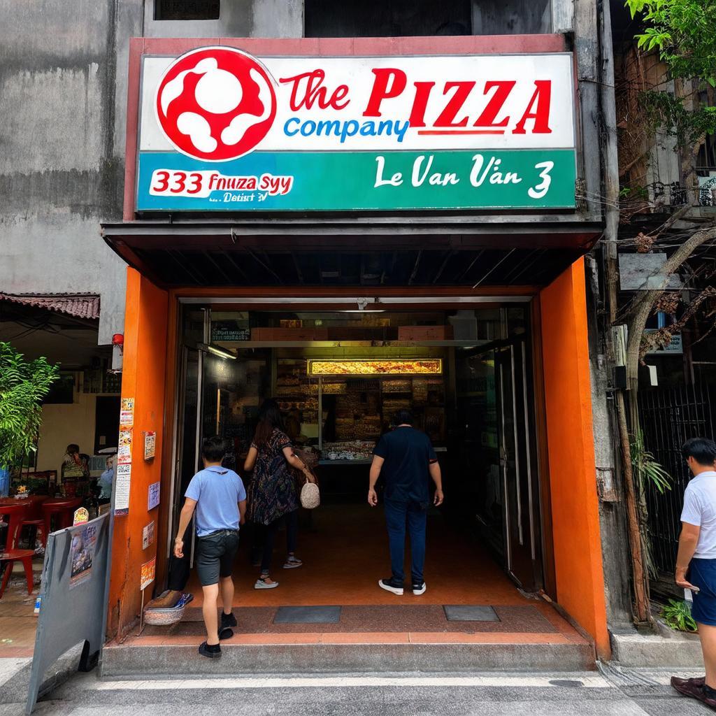 Hinh anh mat tien The Pizza Company 333 Le Van Sy Quan 3, dia diem hut khach
