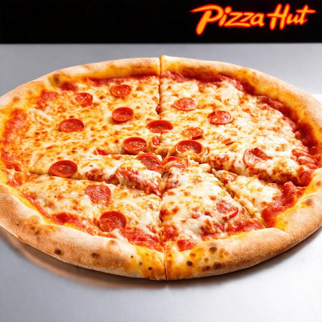 Một chiếc pizza hấp dẫn và ngon miệng tại Pizza Hut Dĩ An, sẵn sàng để thưởng thức