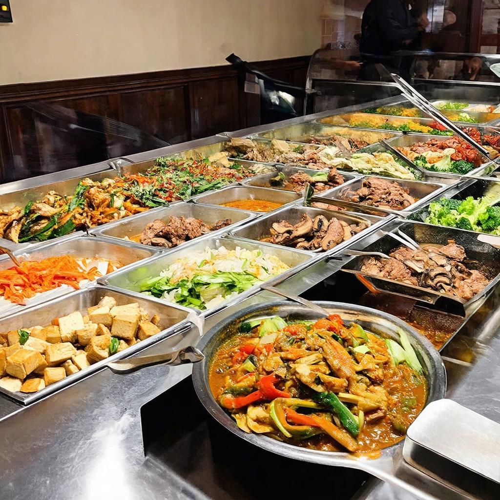 Các món ăn chay đa dạng tại Quán chay Ngọc Ý, Trường Chinh, quận 12