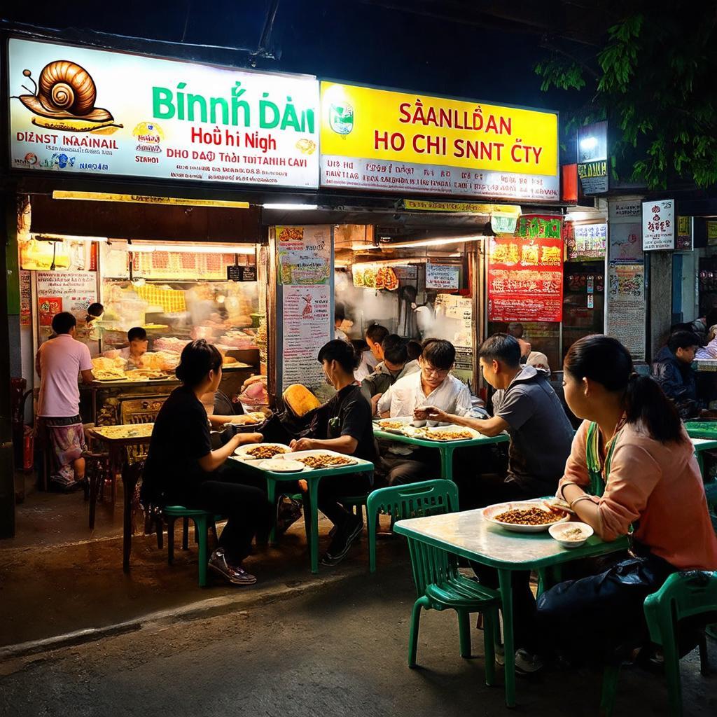 Quán Ốc Hiền 55/24/12 Thạnh Mỹ Tân Bình nổi tiếng với giá cả bình dân hợp lý