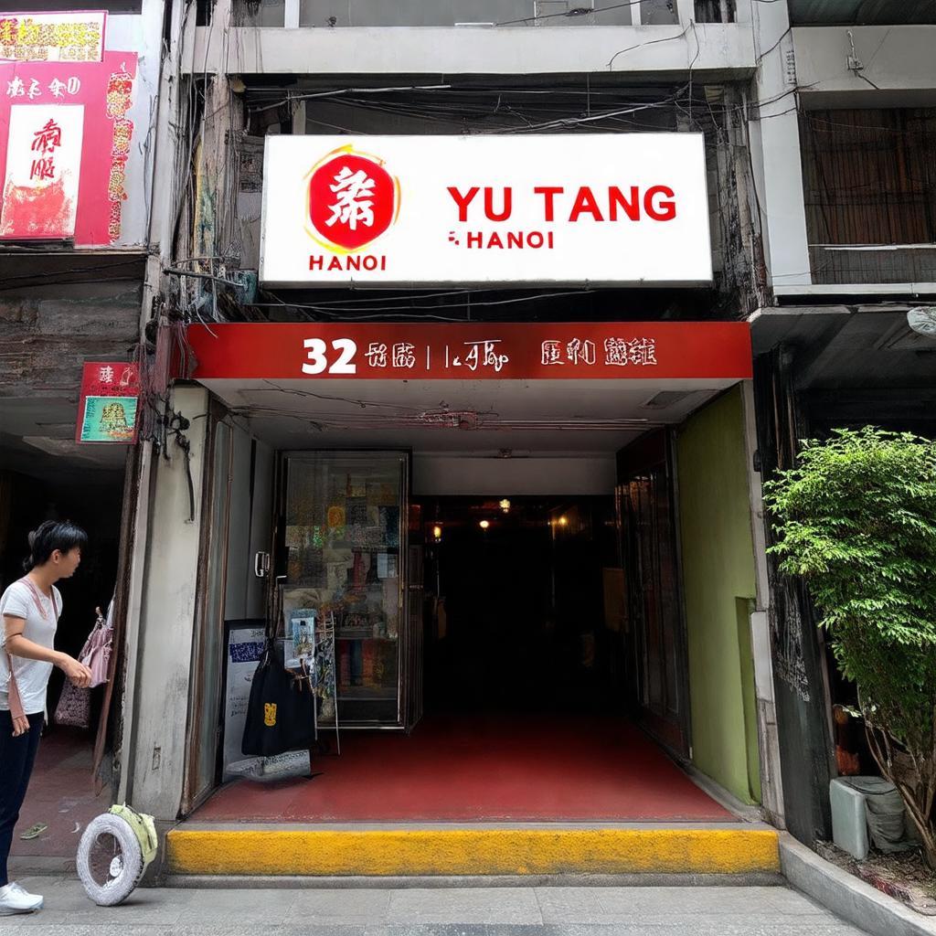 Toàn cảnh bên ngoài Yu Tang Chùa Láng tại địa chỉ 32 Chùa Láng