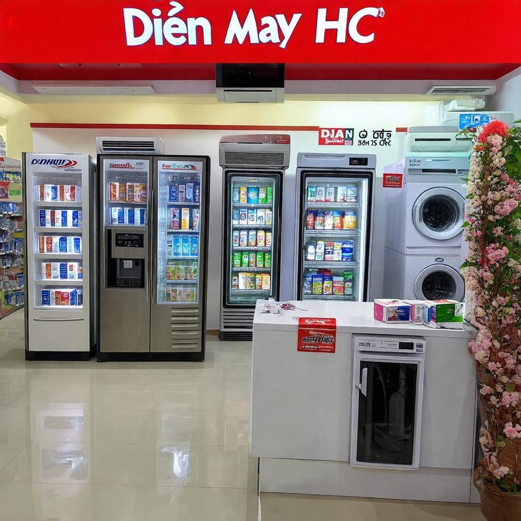 Trưng bày đa dạng sản phẩm điện máy từ các thương hiệu uy tín tại HC.