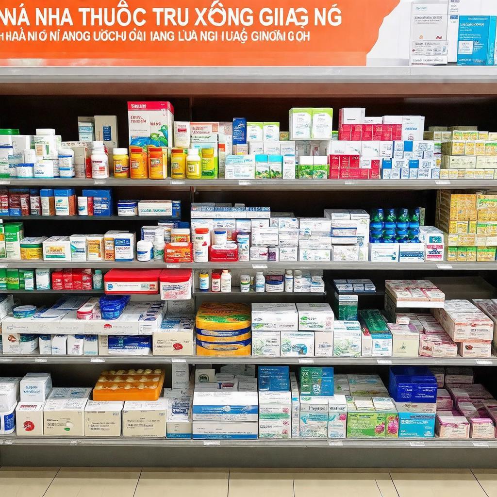 Các loại thuốc và sản phẩm chăm sóc sức khỏe đa dạng tại Nhà thuốc Trường Giang Phan Thiết