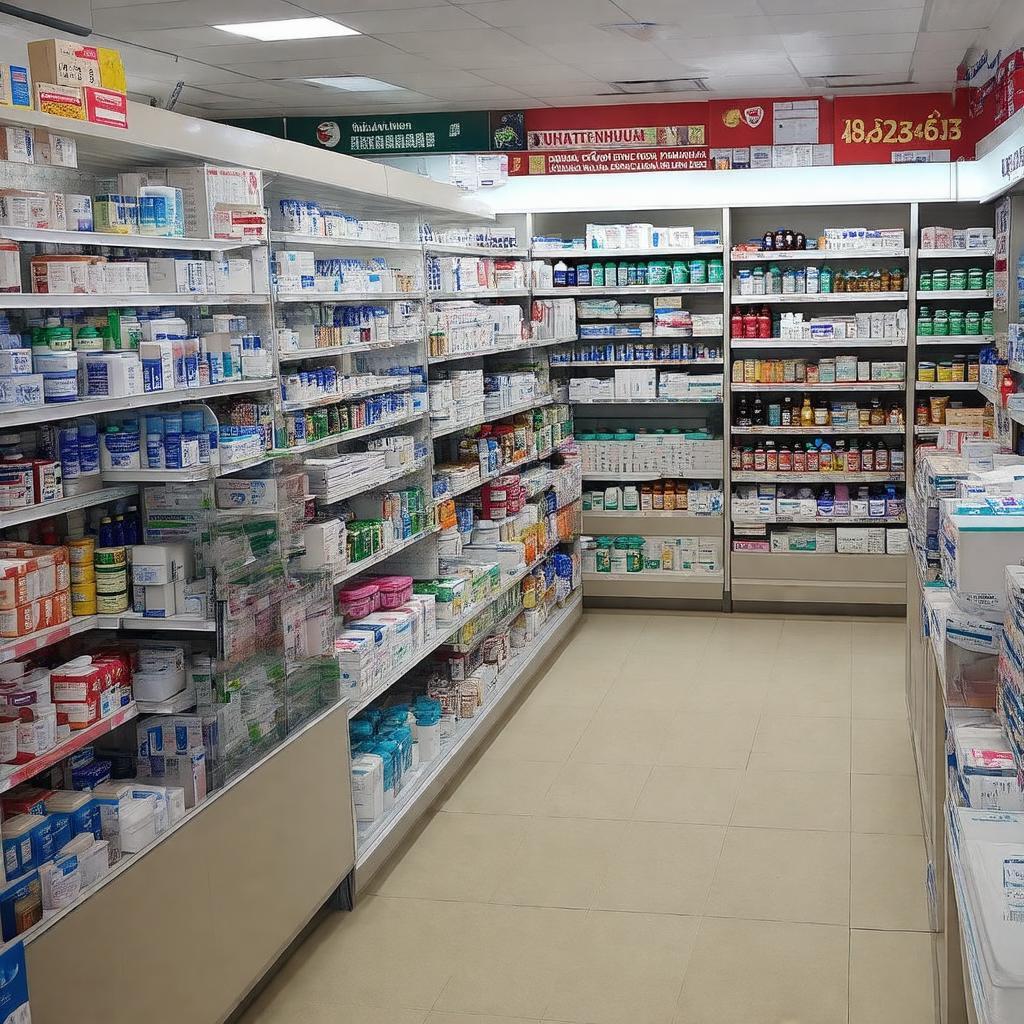 Các sản phẩm đa dạng từ thuốc, thực phẩm chức năng đến vật tư y tế tại Nhà thuốc Mỹ Linh.