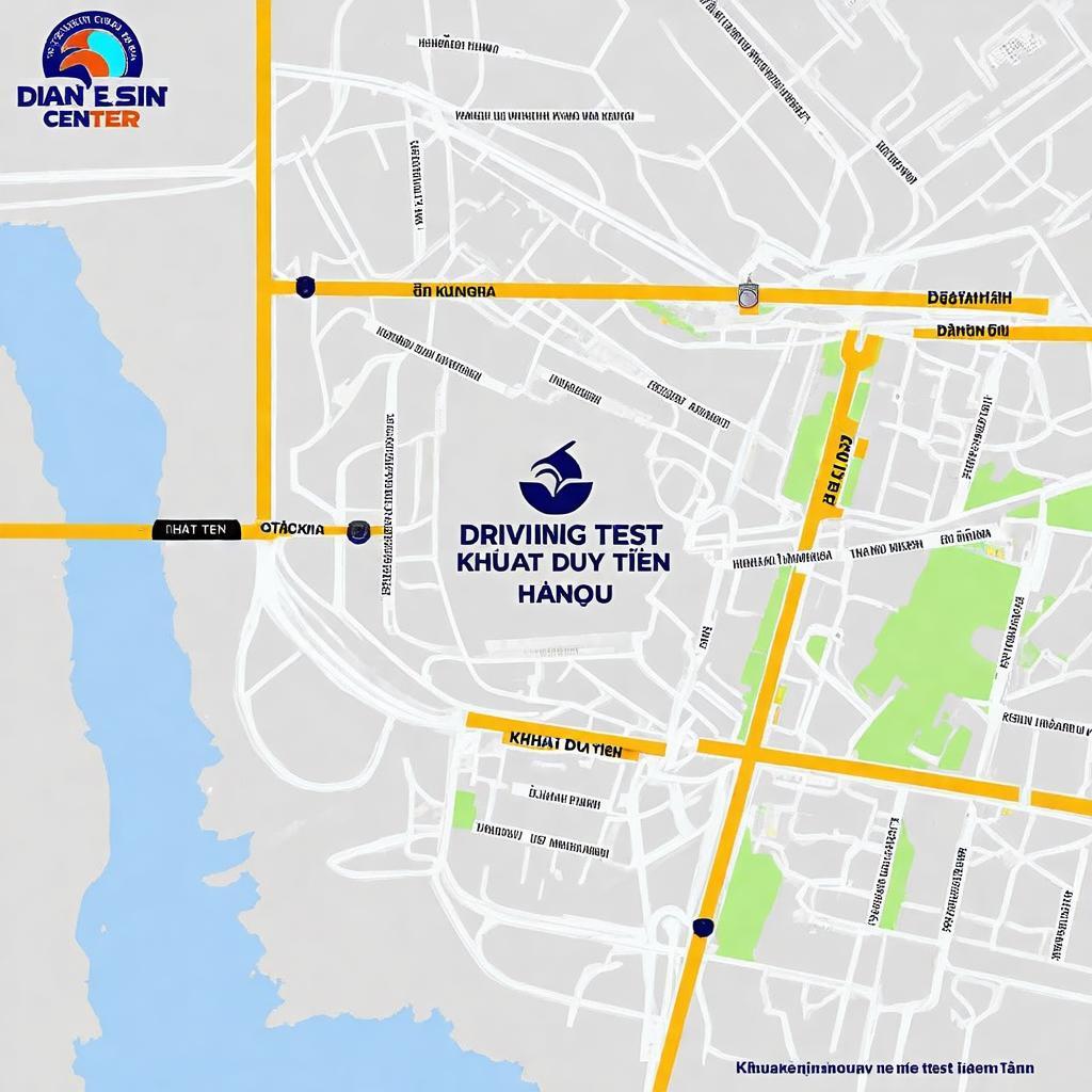 Bản đồ chỉ đường đến Sân thi bằng lái xe Khuất Duy Tiến Hà Nội giúp bạn dễ dàng tìm thấy địa điểm