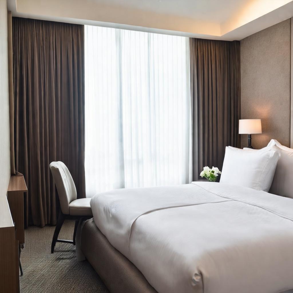 Hình ảnh minh họa phòng nghỉ sạch sẽ và tiện nghi tại Sense City Hotel & Spa