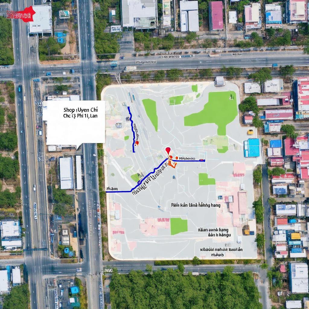 Ban do chi duong den Shop Uyen Chi tai 4 Duong so 1 Cho Phu Lam Quan 6