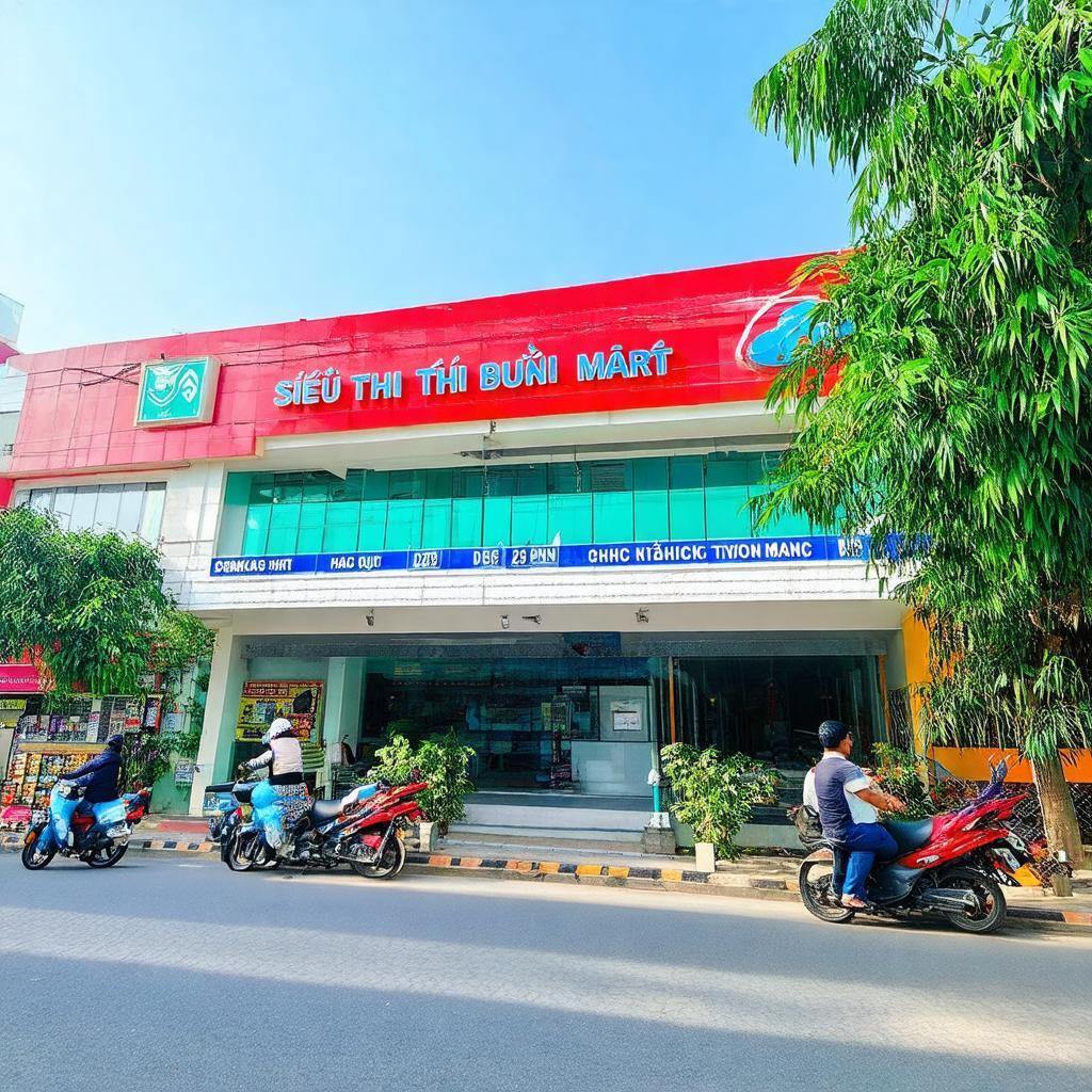 Hinh anh mat tien Sieu Thi Bui Mart 26 Ly Thuong Kiet, Phu Quoc tai trung tam duong dong