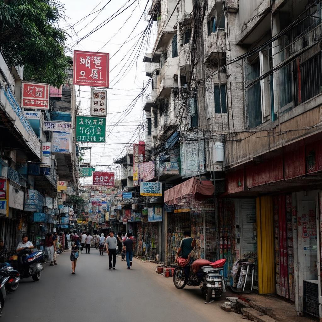 Cuộc sống tiện lợi với nhiều tiện ích, cửa hàng thiết yếu trên Phố Trần Huy Liệu.