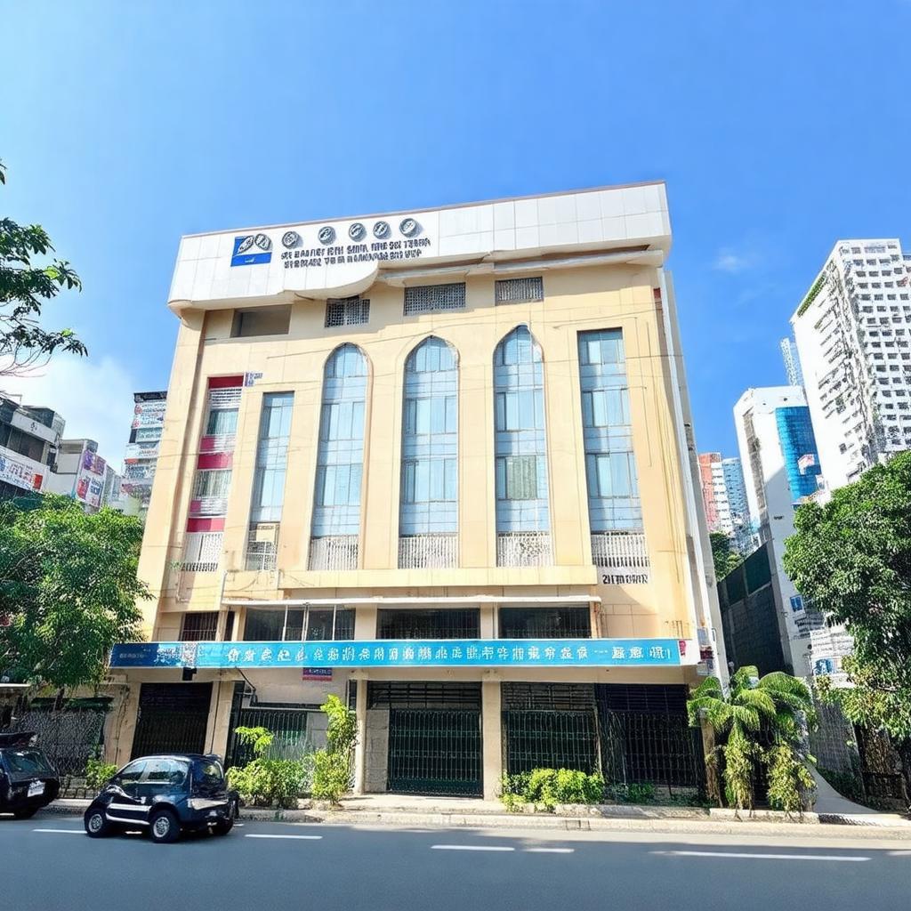 Toàn cảnh bên ngoài tòa nhà Phòng Cảnh Sát Bảo Vệ tại Số 7 Đinh Tiên Hoàng, Quận 1, TP.HCM.