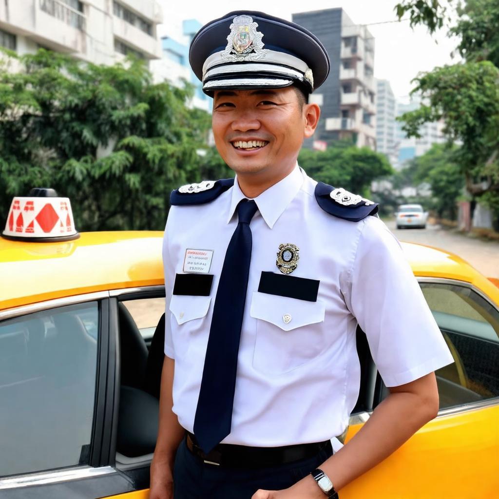 Tài xế taxi Đại Từ thân thiện, chuyên nghiệp, am hiểu đường sá và luôn sẵn sàng hỗ trợ khách hàng.