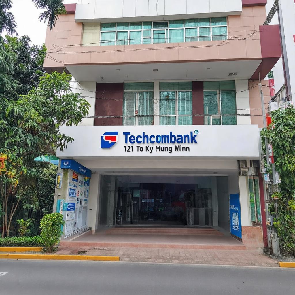 Bản đồ và hình ảnh chi nhánh Techcombank Tô Ký tại Quận 12