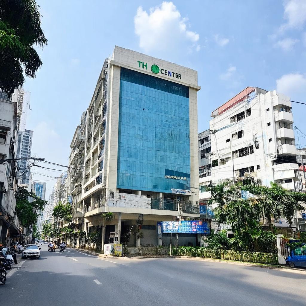 Hình ảnh tòa nhà TH Center tại 23 Quang Trung, Phường 10, Quận Gò Vấp, Thành phố Hồ Chí Minh.