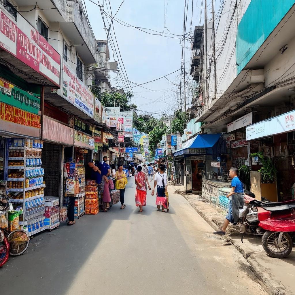Các cửa hàng, tiện ích và cuộc sống sinh hoạt trên Đường Trần Nguyên Hãn, Nha Trang
