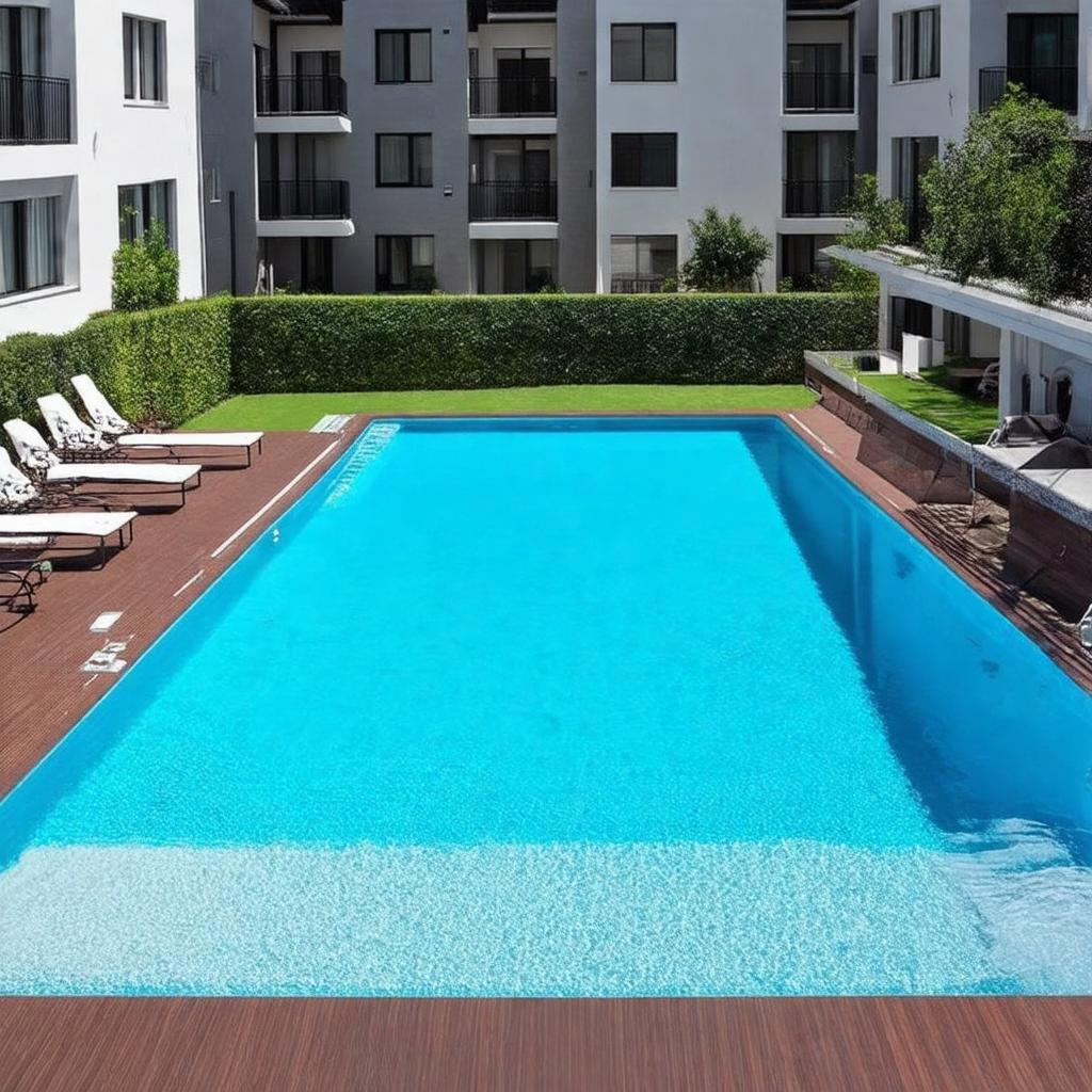 Hồ bơi tiện ích nội khu sang trọng tại chung cư Vinhomes Central Park Bình Thạnh