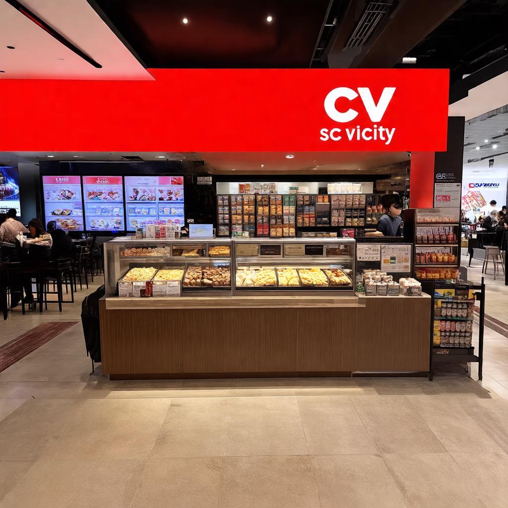 Khu vuc quat ban bap nuoc va do an nhe tai rap CGV SC VivoCity