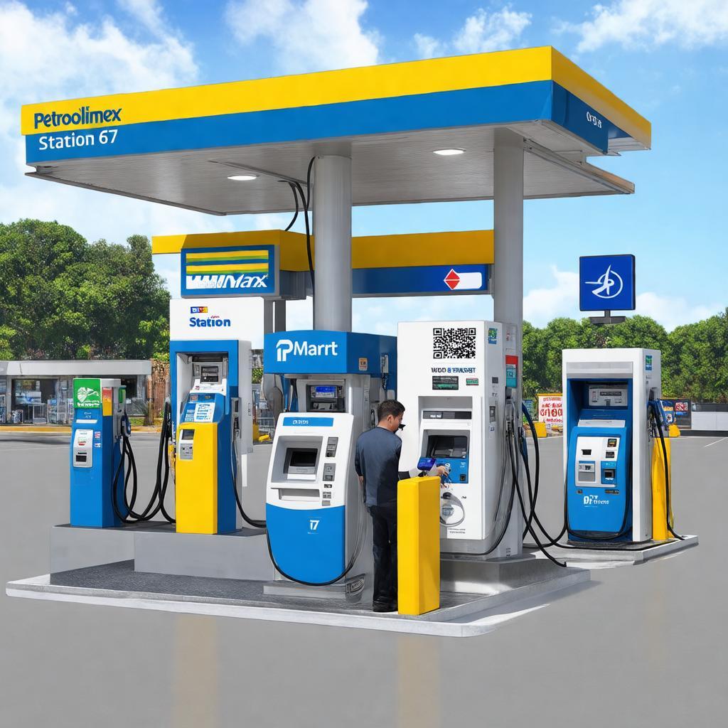 Tiện ích đổ xăng, cửa hàng P-Mart và các hình thức thanh toán tại trạm Petrolimex 67