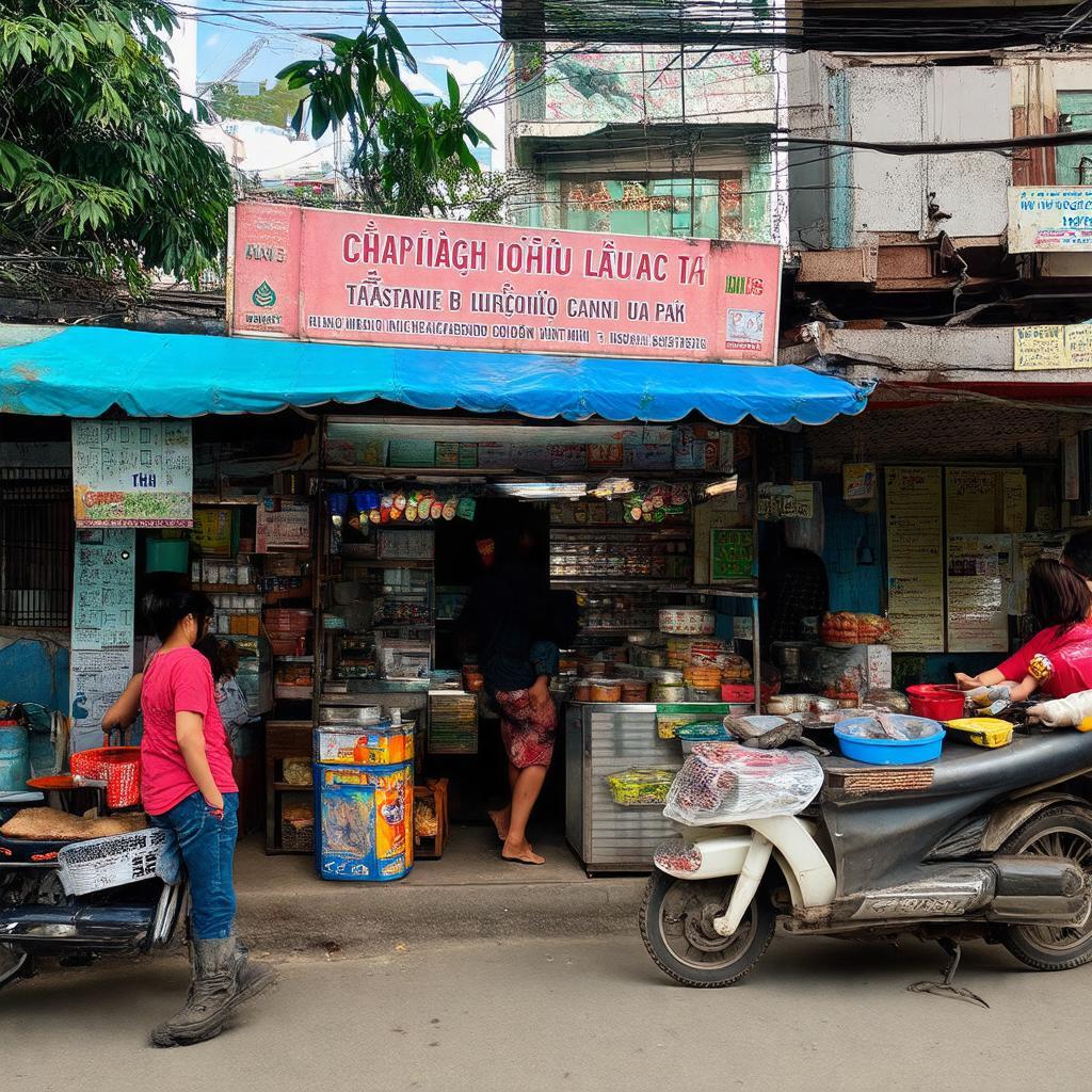 Các tiện ích sinh hoạt hàng ngày gần Đường 59, phường 14, Gò Vấp, TP HCM bao gồm cửa hàng tạp hóa, quán ăn, và dịch vụ địa phương