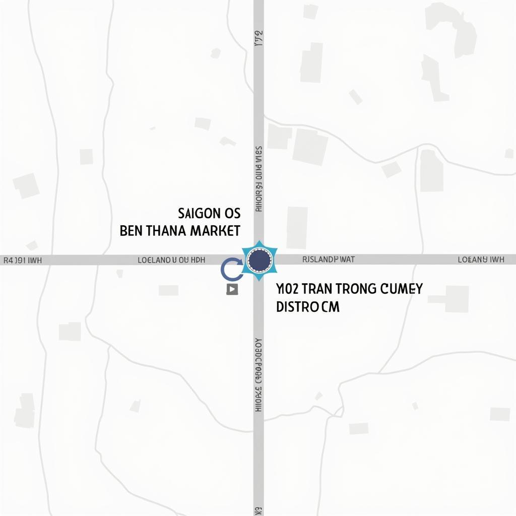 Bản đồ chỉ đường từ trung tâm Sài Gòn đến Khách sạn Quốc Tế Thiên Phát Quận 7