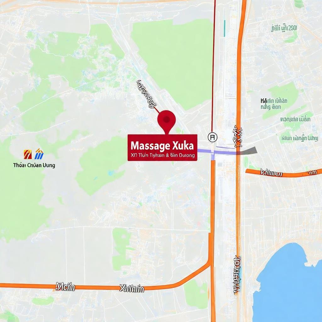 Hinh anh ban do giup tim duong den Massage Xuka Thuan An Binh Duong chinh xac va nhanh chong nhat