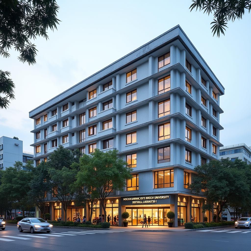 Tòa nhà chính ĐH Mở TP HCM (CS 1) tại 97 Võ Văn Tần, Quận 3, Sài Gòn
