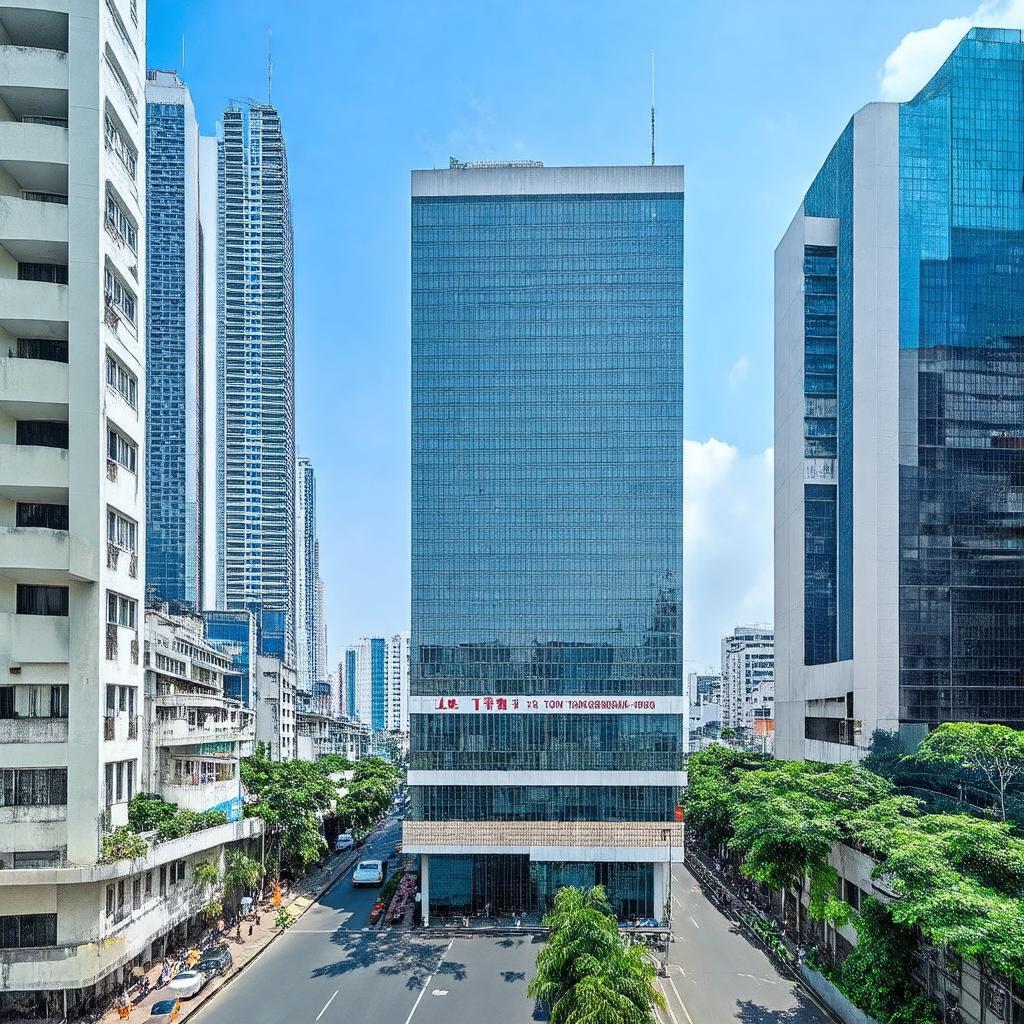 Hình ảnh tòa nhà Lim Tower hiện đại tại số 9-11 Tôn Đức Thắng, Quận 1, trung tâm TP.HCM.