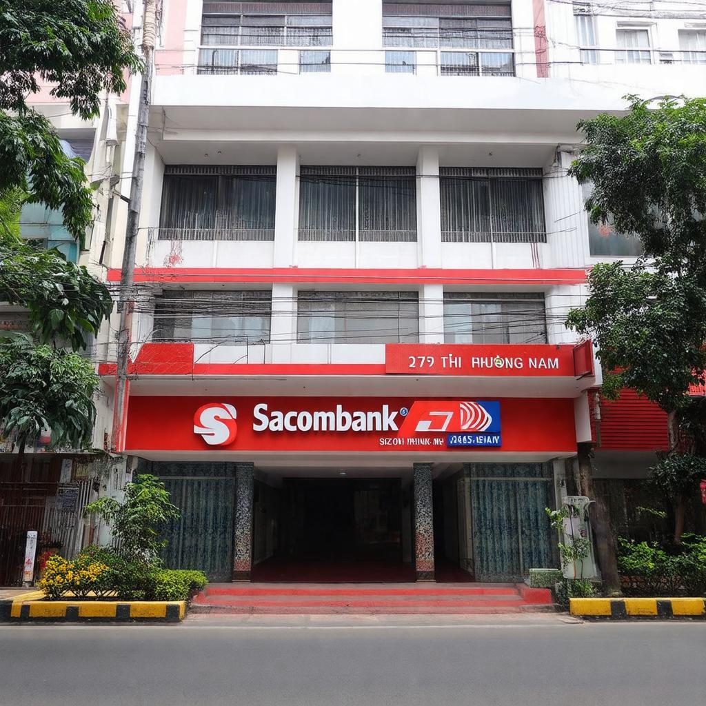 Hinh anh toa nha chi nhanh Sacombank Phuong Nam, 279 Ly Thuong Kiet, Quan 11.