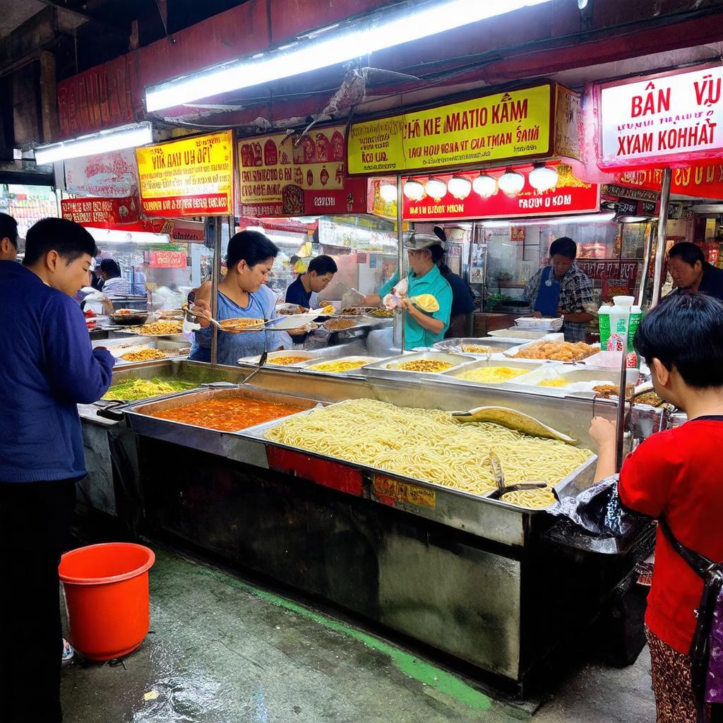 Thưởng thức món ăn đặc sản trải nghiệm văn hóa ẩm thực tại Chợ Mỹ Xuân Bà Rịa Vũng Tàu