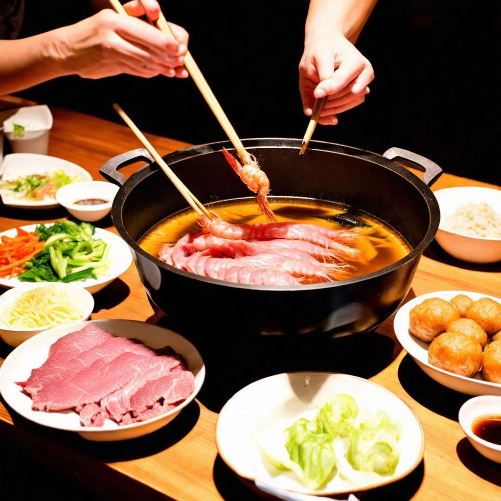 Trải nghiệm buffet lẩu Đài Loan chuẩn vị với nồi lẩu thơm ngon và nguyên liệu tươi tại Manwah Giảng Võ.