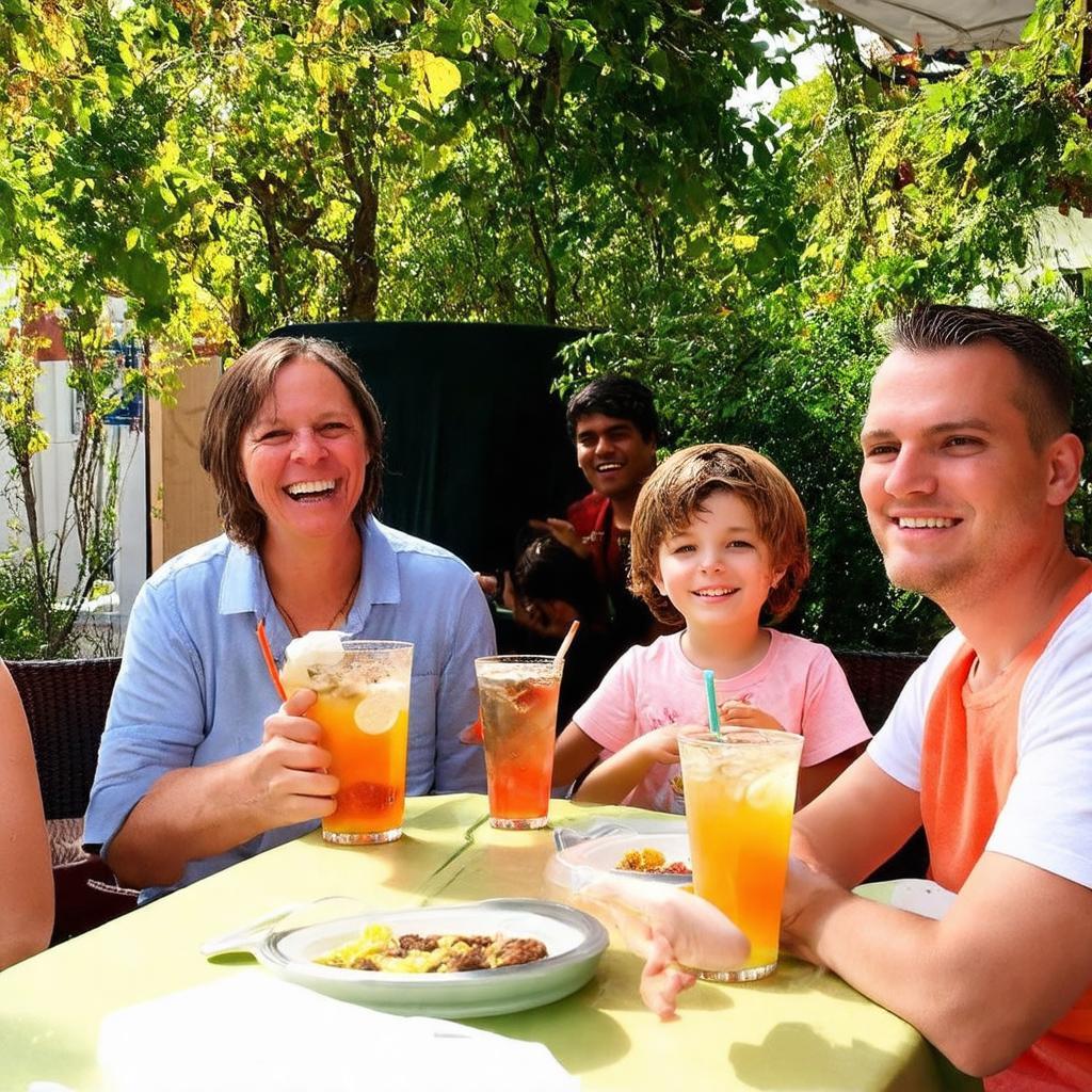 Trải nghiệm vui vẻ của gia đình tại Family Garden Café 438 Phan Văn Trị