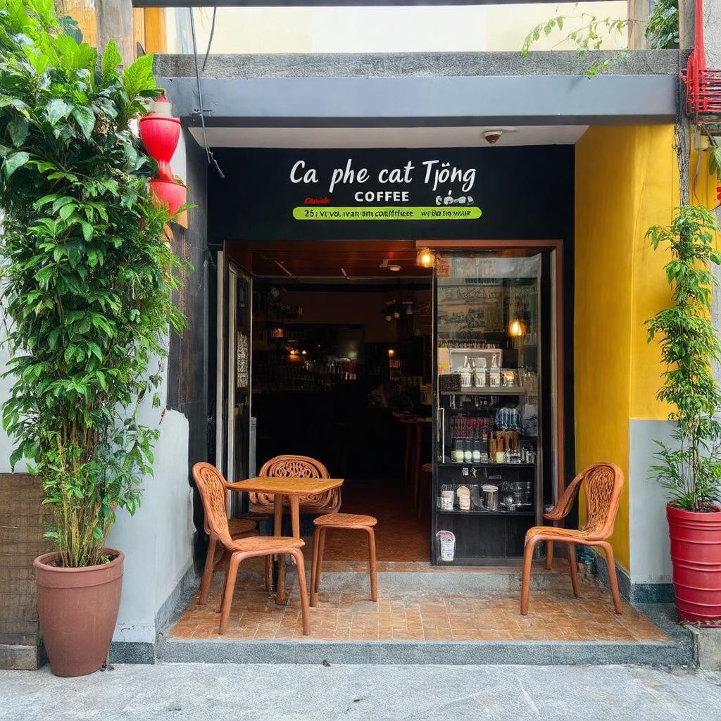 Hình ảnh chi tiết không gian trang trí, khu vực trong nhà/ngoài trời tại Cà Phê Cát Tường Vị Thanh.