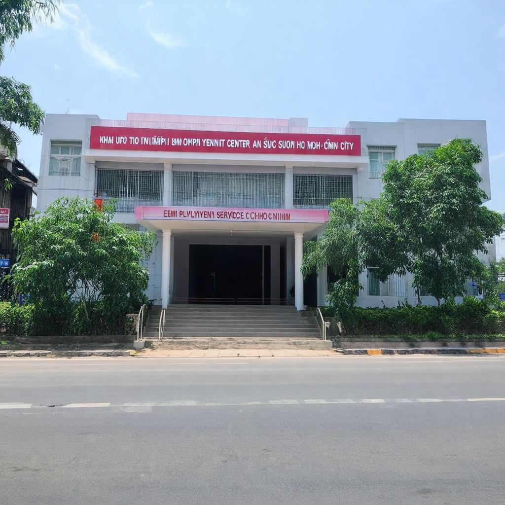 Hình ảnh tòa nhà Trung tâm Giới thiệu việc làm An Sương, Hóc Môn, TP.HCM.