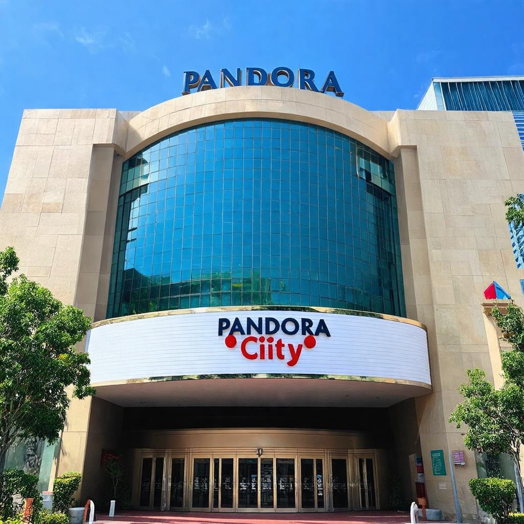 Hinh anh tong quan mat tien hoac loi vao Trung tam thuong mai Pandora City