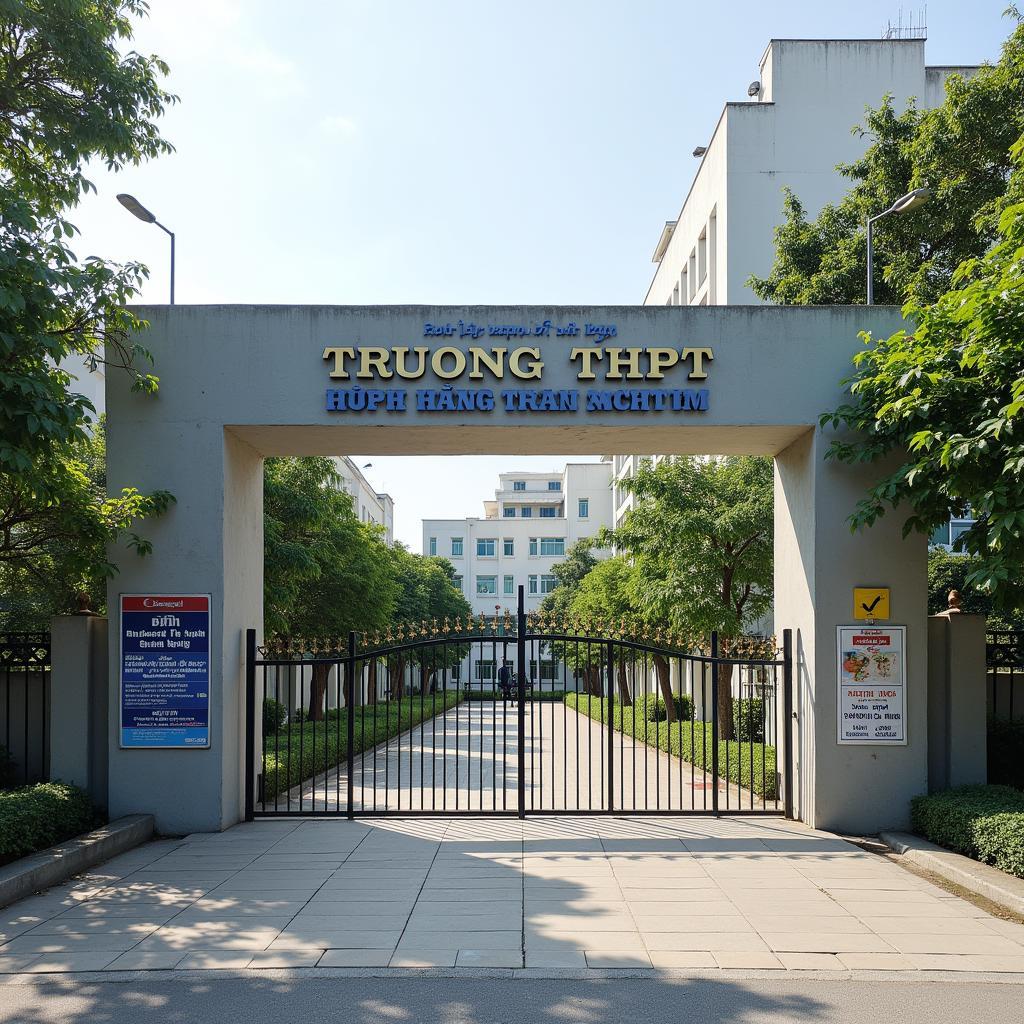 Địa chỉ chính xác 40 Đặng Thuỳ Trâm Bình Thạnh của Trường THPT Trần Văn Giàu dễ dàng tìm thấy