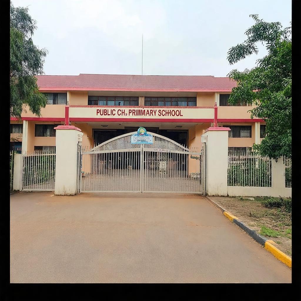 Hình ảnh bên ngoài Trường Tiểu Học Bình Chiểu, TP. Thủ Đức, ngôi trường công lập uy tín.