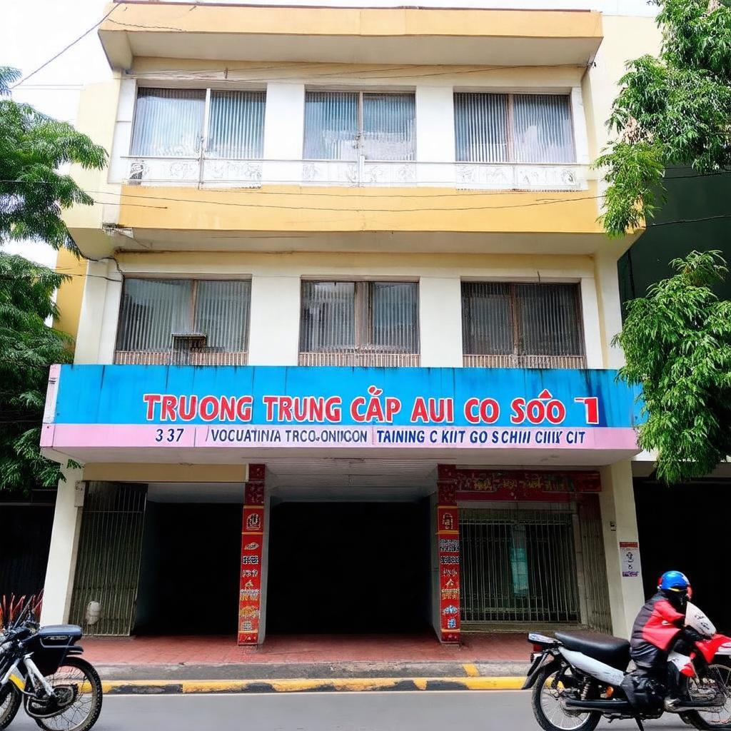 hinh anh truong trung cap au viet co so 1 tai 371 nguyen kiem go vap mat tien duong