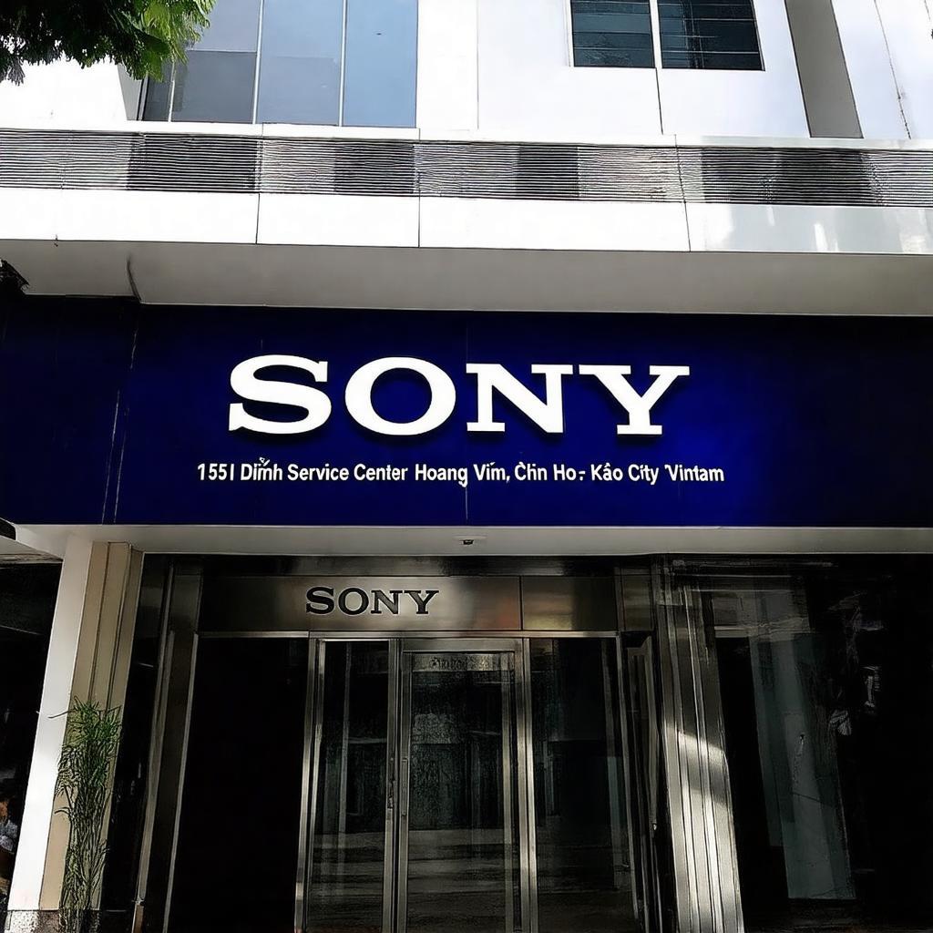 Hinh anh ben ngoai Trung tam Bao hanh Sony chinh hang tai 151 Dinh Tien Hoang, Da Kao, Quan 1.