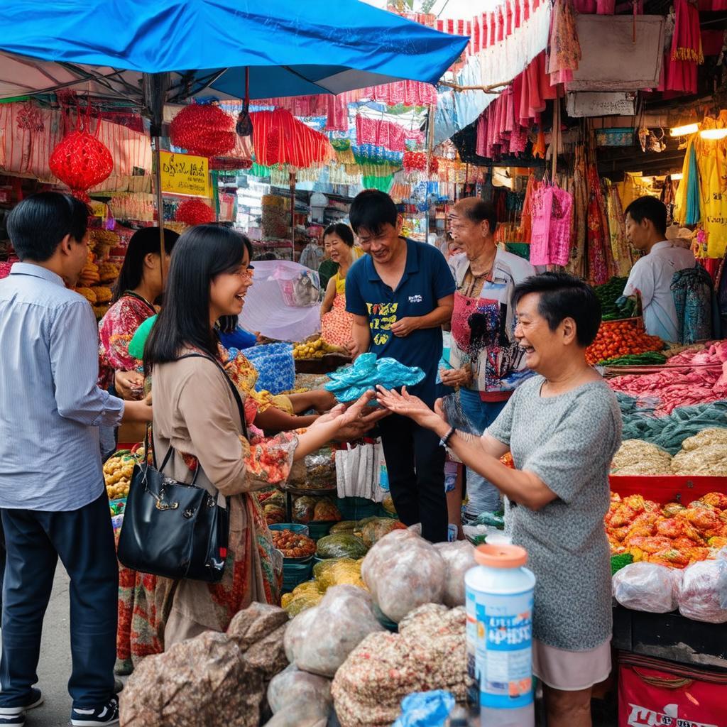 Vai trò trung tâm cộng đồng của Chợ Cam Đức trong đời sống người dân Cam Lâm, Khánh Hòa, thể hiện sự gắn kết xã hội