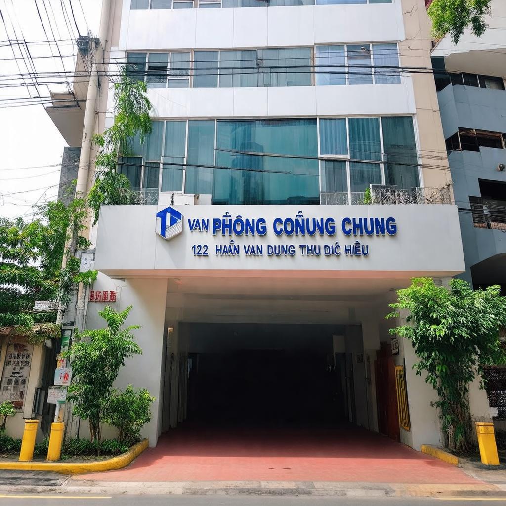 Mặt tiền văn phòng công chứng Dương Đức Hiếu, số 122E Hoàng Văn Thụ, Phú Nhuận, TP HCM