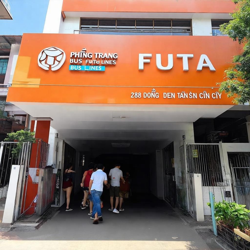 Van phong Phương Trang FUTA Bus Lines tai 288 Dong Den, Tan Binh, TP HCM