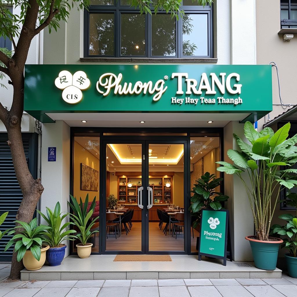 Van phong Phương Trang tai Phuong Binh Thanh Hong Ngu Dong Thap voi bien hieu ro rang