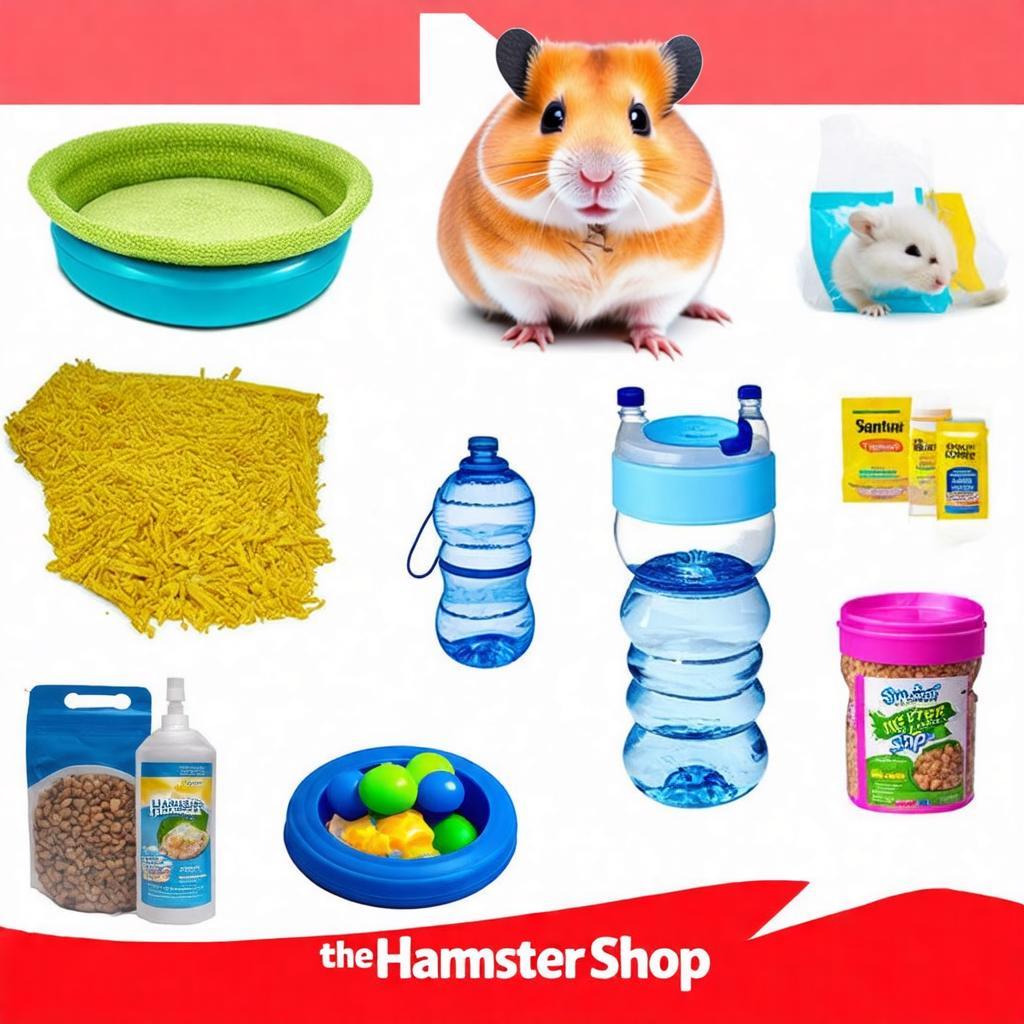 Cac vat dung thiet yeu cho cham soc hamster duoc ban tai The Hamster Shop Ngo 30 Phung Khoang