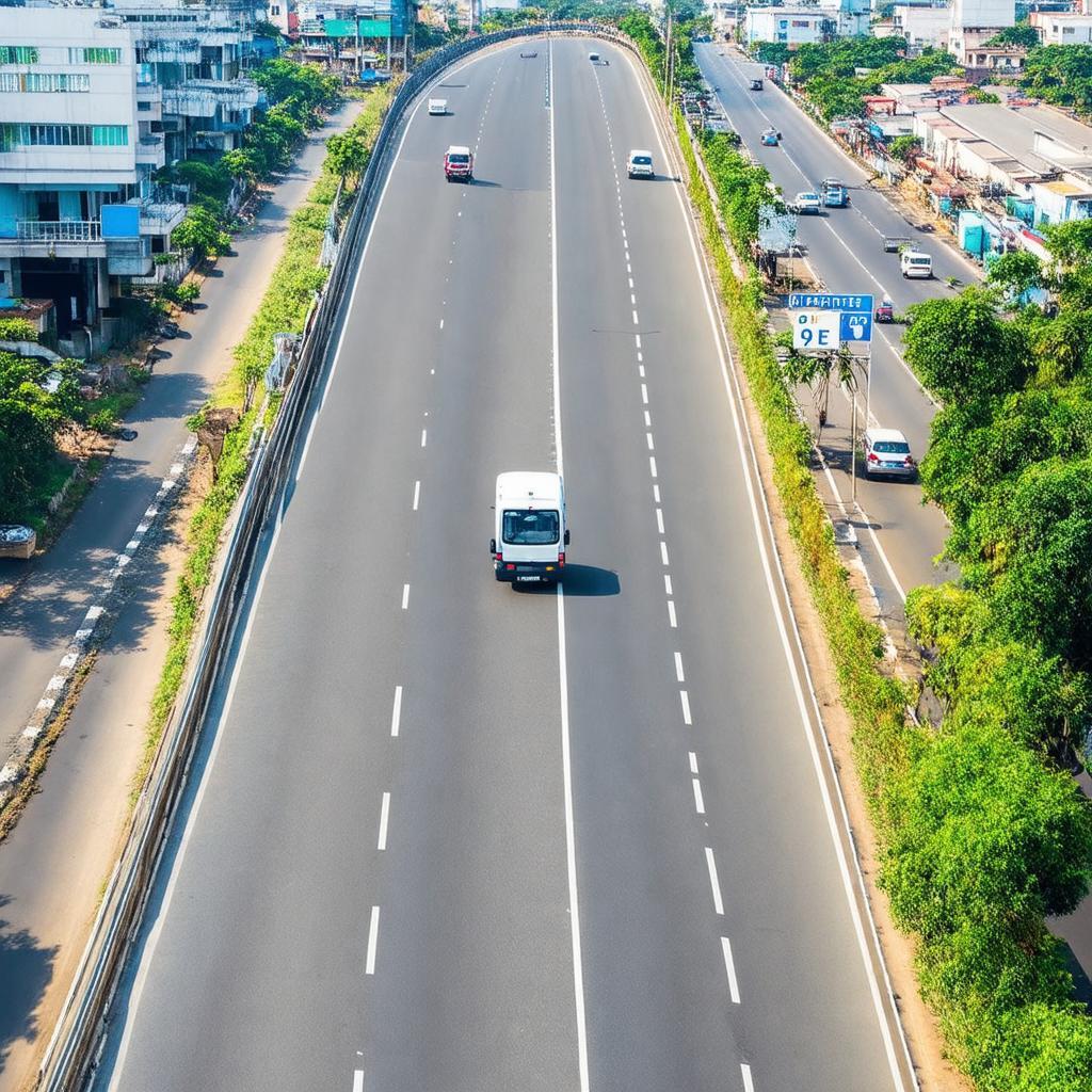 Vị trí khu dân cư Metro Cần Thơ trên tuyến đường 91B (Võ Văn Kiệt) sầm uất.