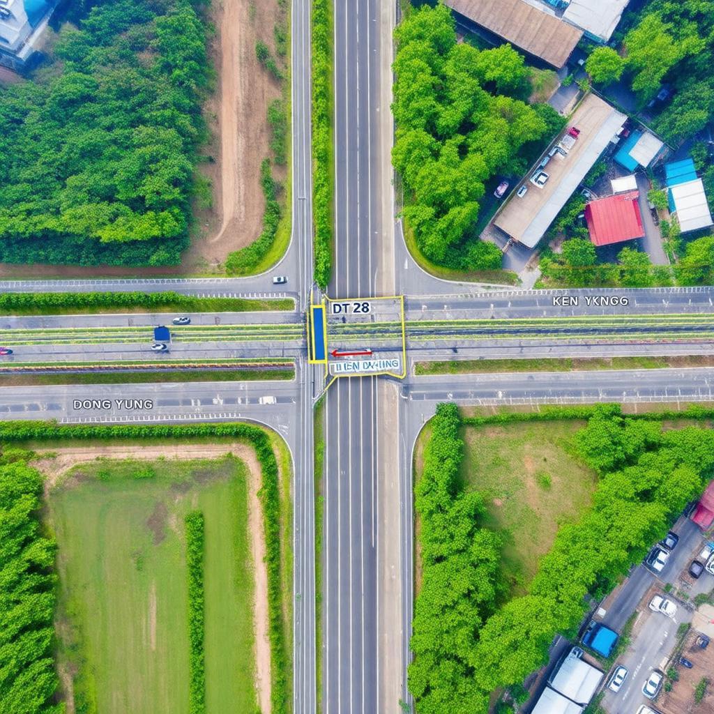 Vị trí chiến lược của Ngã ba Đông Yên, huyện Yên Phong, Bắc Ninh kết nối Quốc lộ 18 và KCN