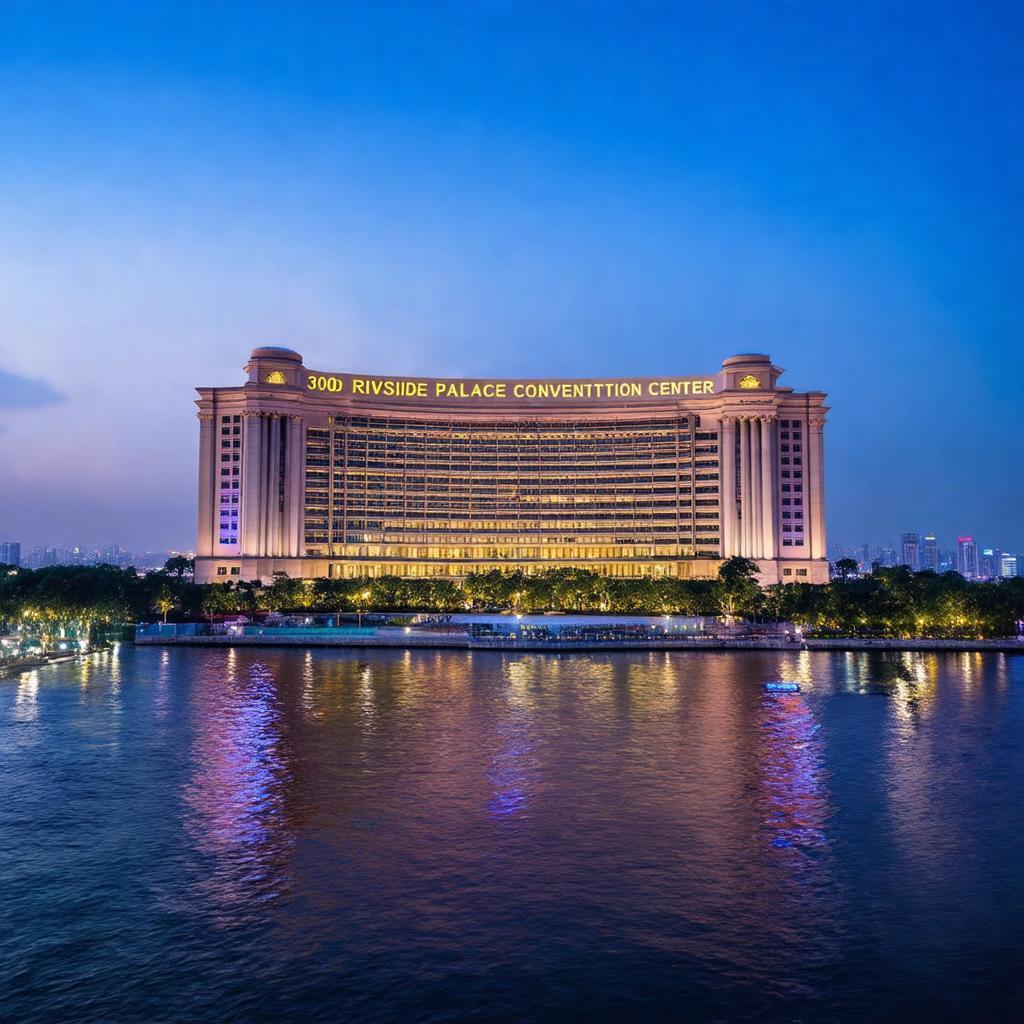 Toàn cảnh Riverside Palace 360D Bến Vân Đồn với view sông Sài Gòn thơ mộng và ánh đèn thành phố lung linh.