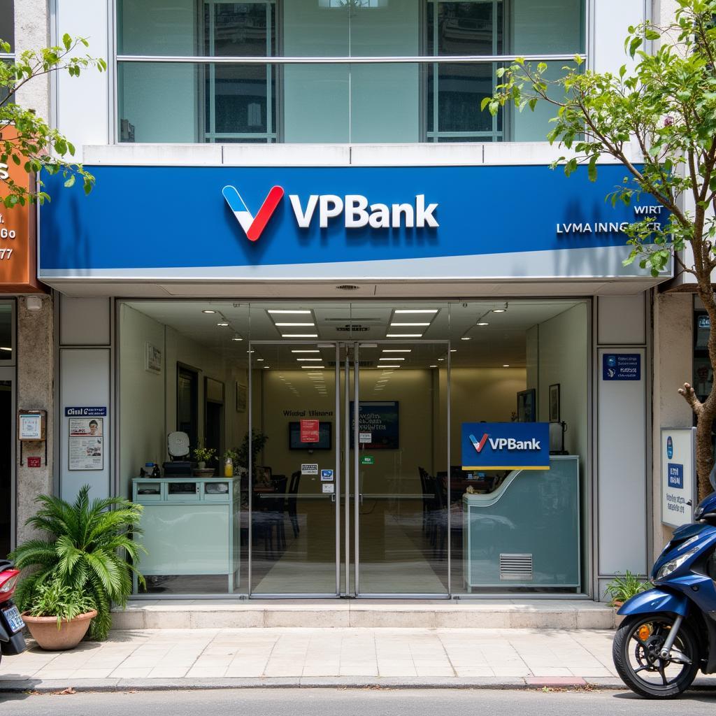 Hình ảnh bên ngoài chi nhánh VPBank An Sương tại địa chỉ 44C Trường Chinh Quận 12 Sài Gòn