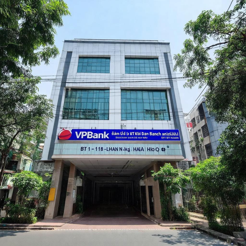 Địa chỉ VPBank Linh Đàm tại BT1-Ô18 KĐT Bắc Linh Đàm, Hoàng Mai, Hà Nội.